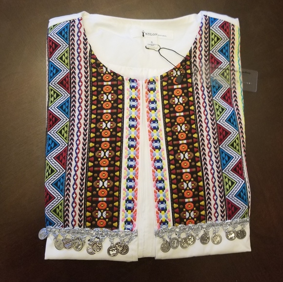 WHITE MULTI BLAZER - Picture 4 of 5